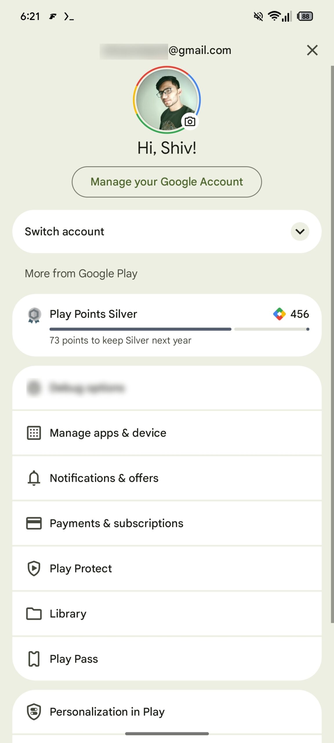 Google Play Store Account Switcher Screenshot APK Teardown