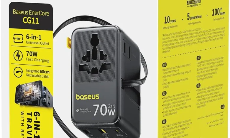 This  Travel Adapter Works in 200 Countries and Charges Everything