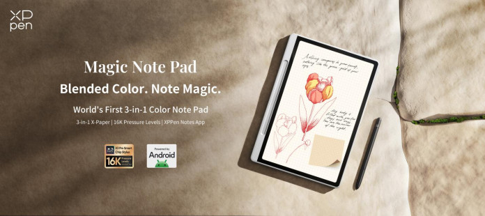 XPPen Marks 20th Anniversary with Magic Note Pad Launch: Pioneering Digital Note-Taking via World’s First 3-in-1 Color Note Pad