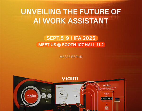 Viaim Presents OpenNote At IFA 2025, Stylish AI Earbuds Designed For Work, Inspiration, And Everyday Life